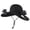 Black, variant on Kcolen Sun Hats For Men Wide Brim Outdoor Wide Brim Sun Hat Hat with Integrated Fans for Year-Round Leisure and Comfort