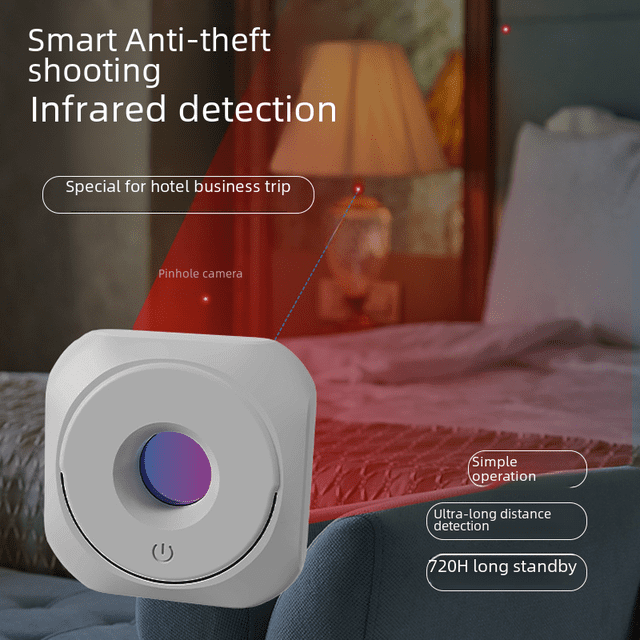 Detector de infrarrojos para hoteles, detector anti-mirones, detector anti-mirones, portátil, USB, para viajes, cámara anti-mirones y anti-vigilancia