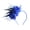 Blue, variant on Vintage Feather Headband Elegant Cloth Flower Women Girls Hair Loop Band Bridal Hair Accessories Wedding Party Hairstyle Decoration Headwear