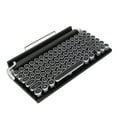 thumbnail image 3 of Keyboard, Adjustable Brightness Removable Retro Typewriter Punk Keycap With Key Puller Replacement Shaft For School For Family, 3 of 8