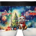 thumbnail image 4 of Merry Christmas and Happy New Year Santa Bulldog Holiday Xmas Winter 2025 All Over Print Boxer Briefs Underwear for Men Dad Dog Lover Gifts Idea - 00024, 4 of 6