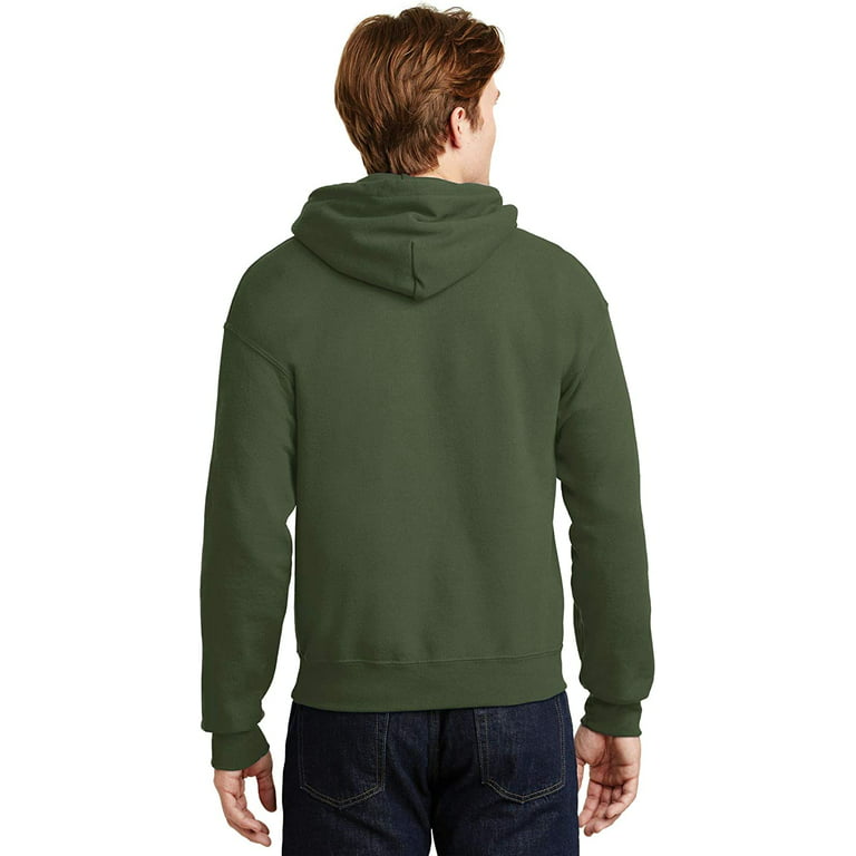 Gildan Mens Heavy Blend Hooded Sweatshirt, 5XL, Military Green