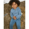 thumbnail image 2 of Modern Moments by Gerber Toddler Boy Organic Long Sleeve Hooded Henley Tee, Sizes 12 Months - 5T, 2 of 9