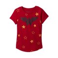 thumbnail image 5 of DC Comics Wonder Woman Girls’ Logo Graphic T-Shirt, Short Sleeve, Red, Size 4-16, 5 of 6