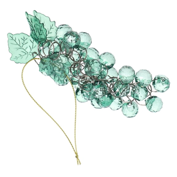 Toyvian Reusable Acrylic Grape Beaded Ornament for Indoor and Outdoor Hanging Decor