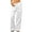 White, variant on Women's High Waist Wide Leg Sweatpants, Solid Color Drawstring Casual Pants, Loose Fit Lounge Pants with Pockets, Comfortable Elastic Waist, Everyday Athleisure Wear Pink S