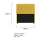 thumbnail image 3 of Cabecera Lady matrimonial - Amarillo WEIK Lady, 3 of 3
