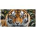 thumbnail image 6 of LUUFILx Realistic Tiger Portrait Banner Background Backdrop, Jungle Themed Party Decorations, Suitable, 6 of 7