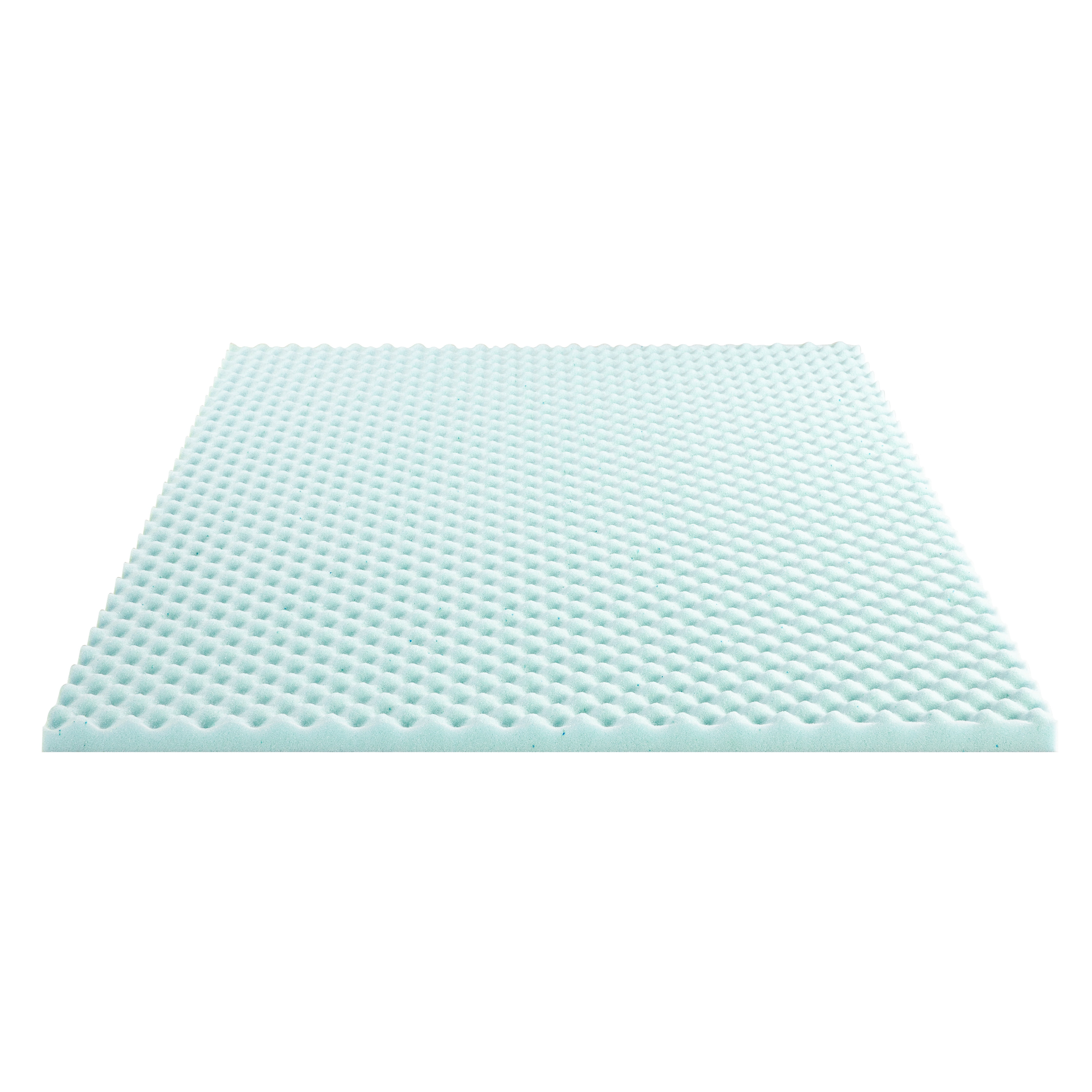 Best Price Mattress 2" Cooling Gel Egg Crate Memory Foam Mattress Topper, Twin