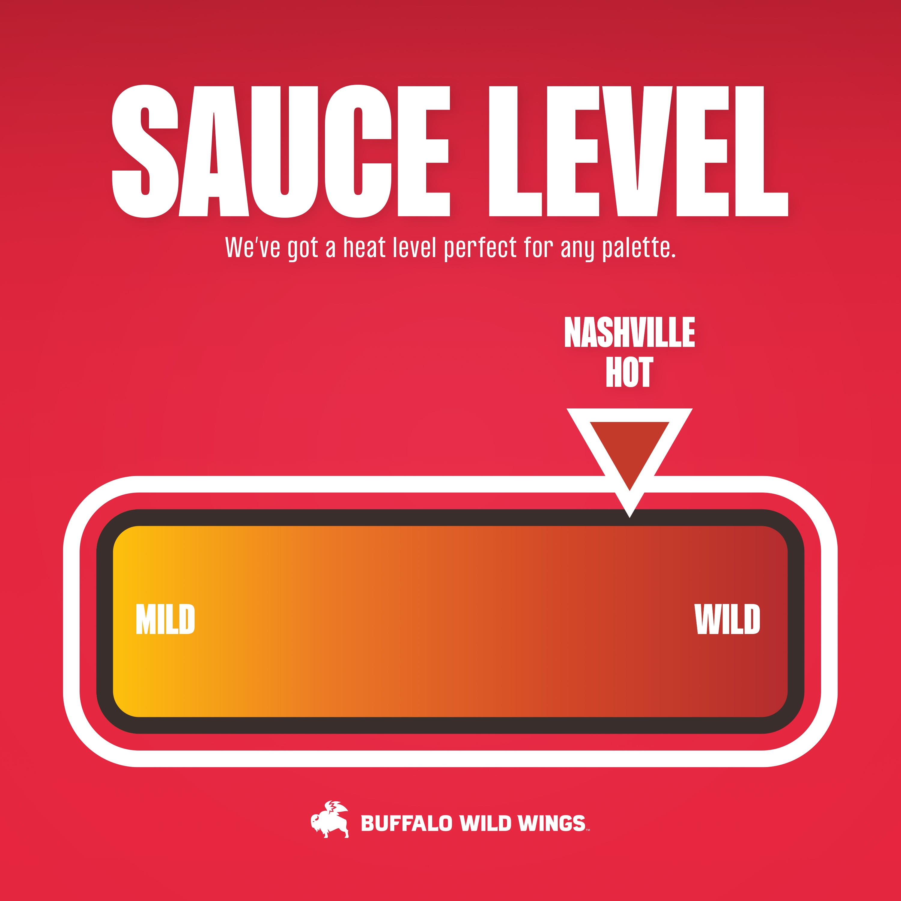 Buffalo Wild Wings Nashville Hot Sauce, 12 fl. oz.