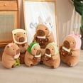 thumbnail image 2 of Capybara Plush Toys Cartoon Animals Stuffed Dolls Home Sofa Decoration Holiday Gift, 2 of 5
