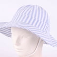 thumbnail image 4 of WQNVRNR Toddler Baby Sun Hat- Bucket Hat UPF 50+ Sun Protection Wide Brim Adjustable Beach Hats Blue Size 6-12M, 4 of 5