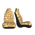 thumbnail image 3 of Sikiie Hot Dogs Car Seat Covers 2PCs Front Car Seat Covers Universal fit for Most Cars SUVs and Trucks-1, 3 of 9