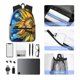 thumbnail image 4 of Fotbe vintage Starry Sunflower Mochila Ligera Casual para Laptop para Hombres y Mujeres, Mochila Impermeable de Uso Diario, Mochila para Universidad, 4 of 6