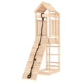 thumbnail image 2 of vidaXL Playhouse with Climbing Wall Solid Wood Pine, 2 of 5