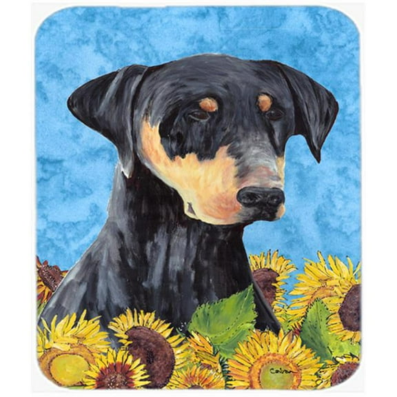 Doberman Mouse Pad, Hot Pad Or Trivet