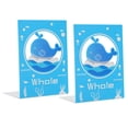 thumbnail image 1 of 2Pcs Metal Bookends Stable Desktop Book Stopper Supporting Shelves for Home OfficeWhale, 1 of 14