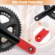 thumbnail image 3 of Par Siliciona Bicicleta Ciclismo Biela Botas Protectores Rojo Unique Bargains Bielas y accesorios para bicicletas, 3 of 6