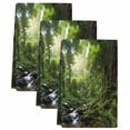 thumbnail image 2 of Green Forest Kitchen Towels Set of 3, Summer Botanical Watercolor Modern Art Absorbent Dish Towels for Kitchen, Microfiber Hand Towel, Quick Drying Tea Towel for Cleaning Decorative Dishcloths, 2 of 7