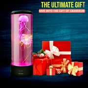 Brewish Jellyfish Lamp with Remote Control, 16 Color Changing Options, 4modes, Auto Shutoff, Sensory Night Light Aquarium Lamp for Kids & Adults Home Decor