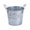 A, variant on Galvanized Metal Large Planter with Lid, Farmhouse Style Container, Embossed Decorative Pot for Outdoor Garden Patio Storage