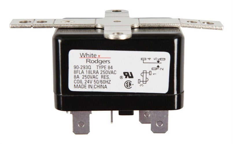White Rodgers 1 Pole 2 Throw 24 volt Furnace Relay