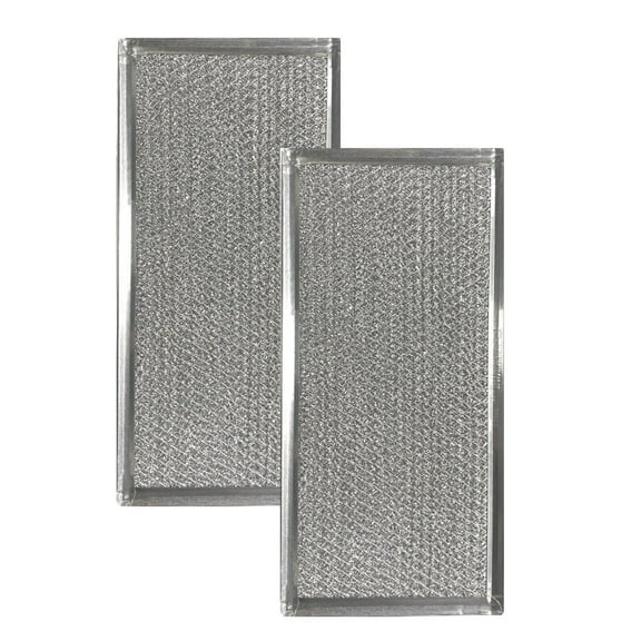 Air Filter Factory Replacement for W10535950 PS8769987 Microwave Oven 12-Layer Aluminum Grease Filters 2-Pack