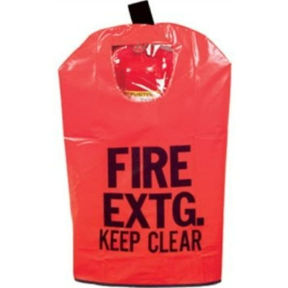 Fire Extinguisher Cover (with Window) for 10 to 20lb. Extinguisher, Medium 25 x 16 1/2