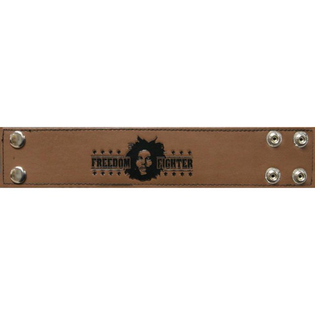 Bob Marley - Bracelet en Cuir de Combattant