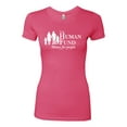 thumbnail image 2 of The Human Fund Money for the People Pop Culture Womens Slim Fit Junior Tee, Hot Pink, 2XL, 2 of 3