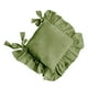 thumbnail image 5 of Cojín de silla con lazos, funda extraíble, cierre de cremallera, cómodo relleno de algodón verde, 5 of 9