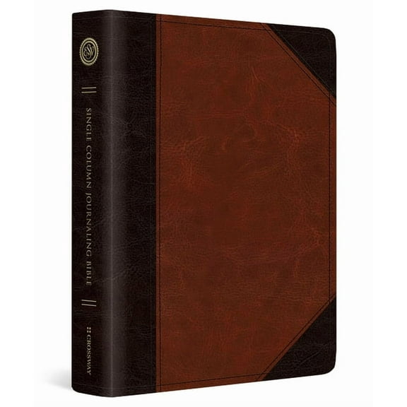 ESV Single Column Journaling Bible (Trutone, Brown/Cordovan, Portfolio Design), (Hardcover)