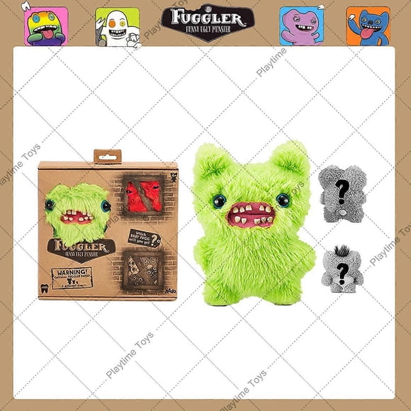 Original Ugly Teeth Monsters Plush Toys Wide Eyed Monsters Family On Vacation in Underwear Plush Hot Gifts For Kids