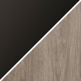 thumbnail image 7 of Evelyn&Zoe Modern Farmhouse 42" Wide Blackened Bronze/Antiqued Gray Oak Console Table, 7 of 7