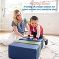 thumbnail image 4 of ECR4Kids SoftZone Large Foam Building Blocks, Beginner Playset, Earthtone, 7-Piece, 4 of 9