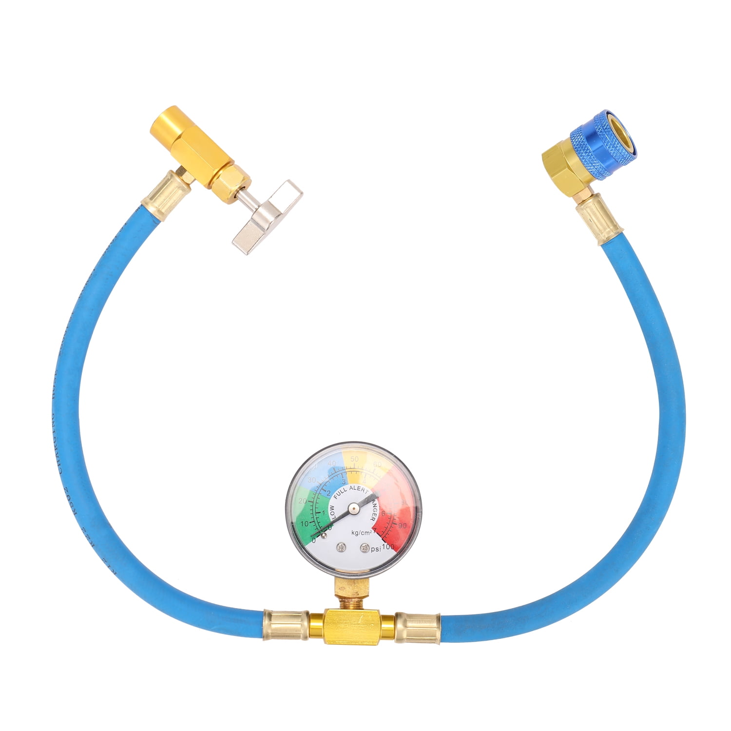 Car Auto Air Conditioning R134A Refrigerant Meter Guage with Fluoride