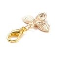 thumbnail image 4 of Alloy Enamel Bees Pendant Decorations Lobster Clasp Charms Clip-on Charms for Keychain Purse Backpack Ornament Golden 35mm, 4 of 4