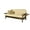 Cream, variant on Kodiak Furniture Alamosa Sofa Sleeper Includes Canton Black Mattress