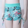 thumbnail image 5 of Sholeno Girls Quickly Dry Swimming Shorts Beach Sports Swim Trunks Drawstring Swim Bottoms Boardshorts Mint Green 14, 5 of 7