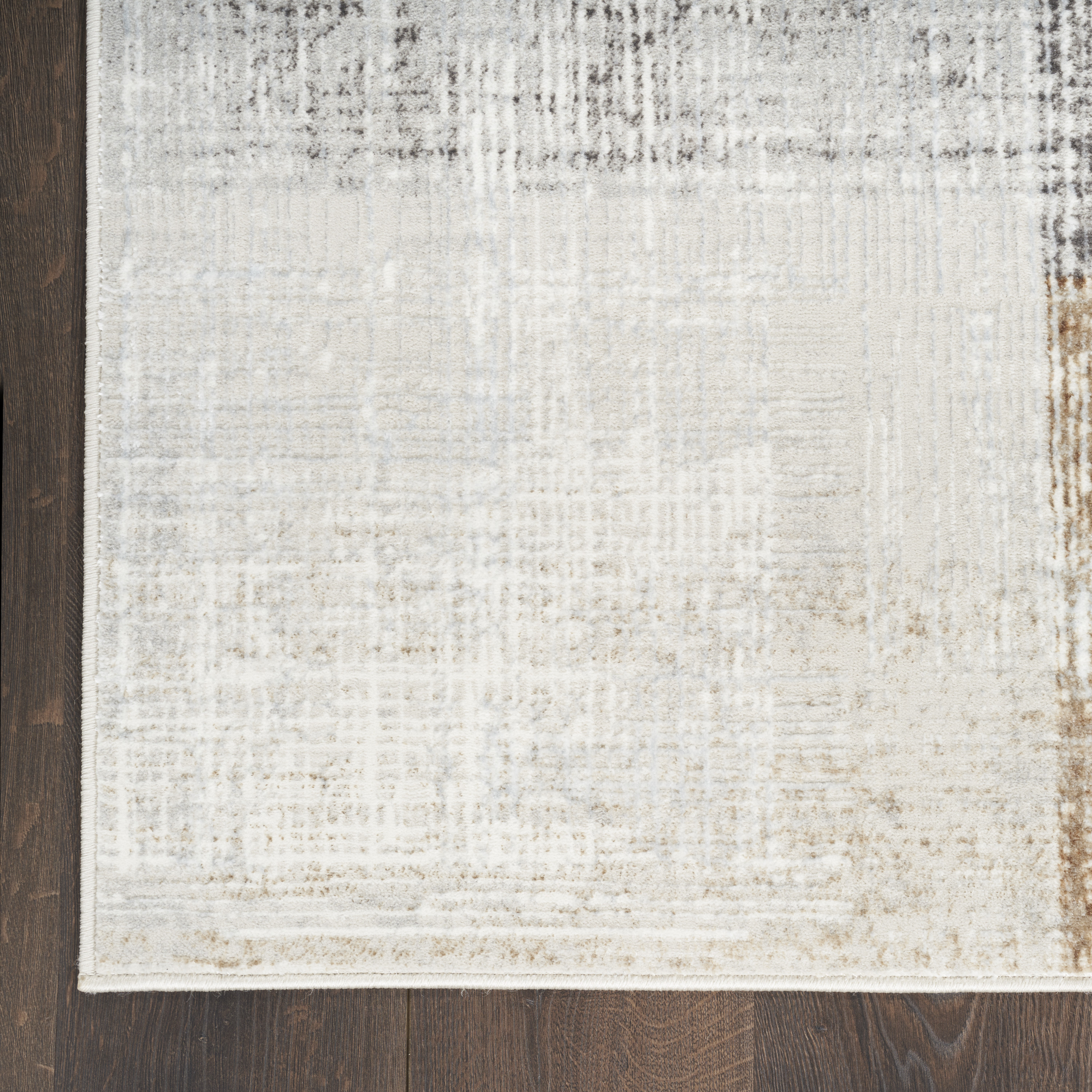 Inspire Me! Home Décor Iliana Modern Grey 2'3" x 7'6" Area Rug (2x8)