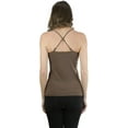 thumbnail image 4 of ToBeInStyle Women's Seamless Cami with Built in Bra, 4 of 6