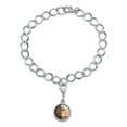 thumbnail image 2 of The Hours Between Coffee and Wine Really Have No Purpose Funny Humor Silver Plated Bracelet with Antiqued Charm, 2 of 5