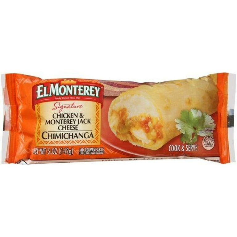 El Monterey® Signature Chicken & Monterey Jack Cheese Chimichanga 5 Oz.  Single Serve, Mexican