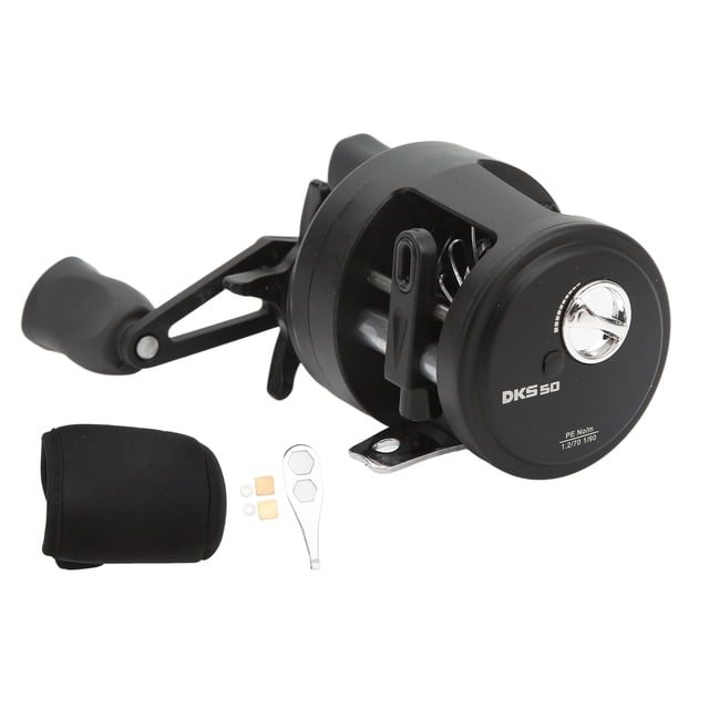 Fishing Reel, Baitcasting Reel Lightweight Long Range For Riverside DKS50 Right Hand,DKS51 Left Hand
