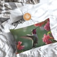 thumbnail image 5 of Yiaed Humming Bird 1 Print Brushed Microfiber Envelope Pillowcases, Standard,Envelope Closure Pillow Cases(No pillow core)-16"x24", 5 of 6