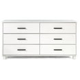 thumbnail image 4 of Grain Wood Furniture Loft 6-Drawer Dresser, Solid Wood with Brushed White Finish, 4 of 7