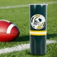 thumbnail image 2 of Green Bay Tumbler Cup Skinny Tumbler with Flip Lid and Straw - Green Bay Gifts for Men -Insulated Stainless Steel Cup Travel Mug -20 OZ Coffee Travel Mugs for Women, 2 of 6