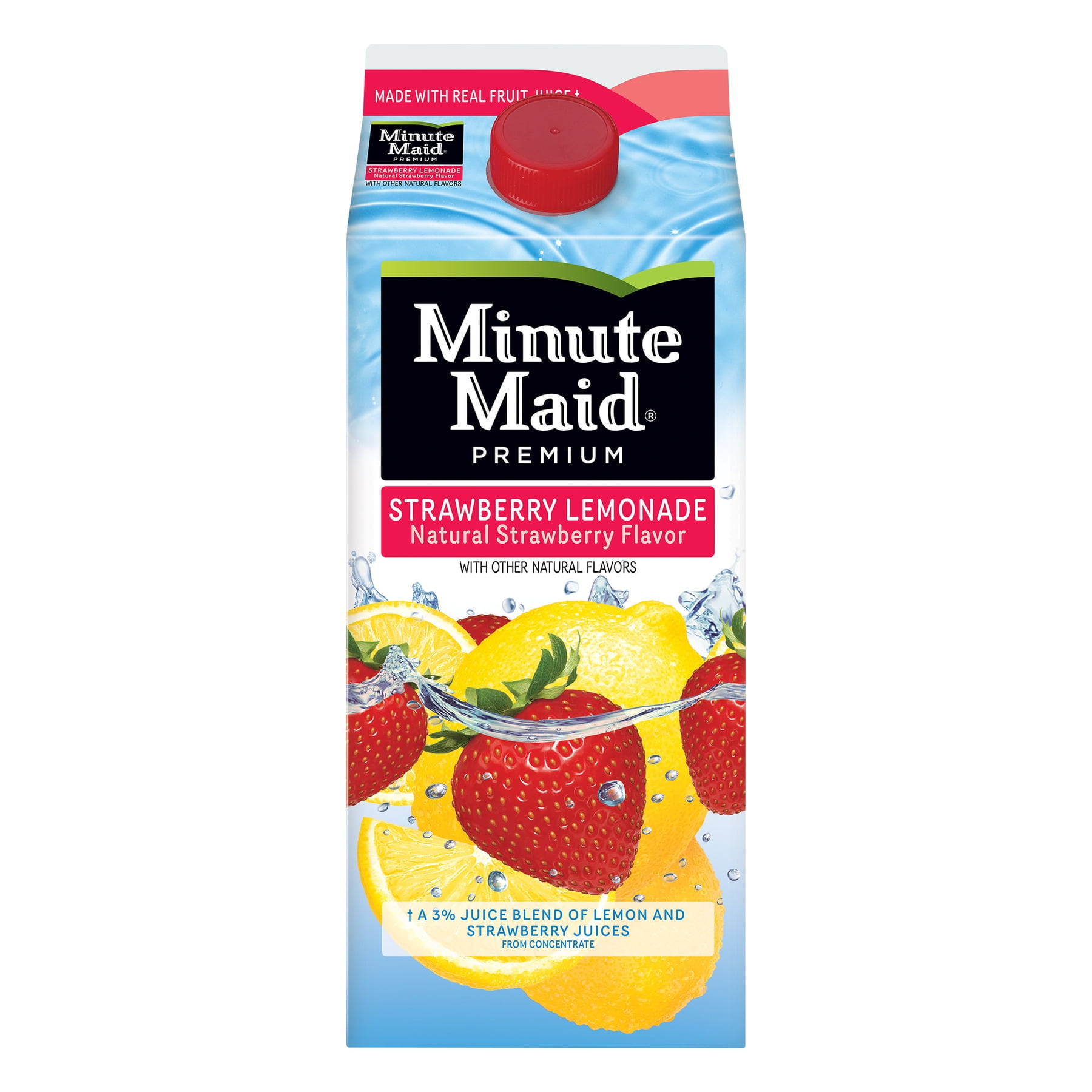 Minute Maid, Premium Strawberry Lemonade, 59 Fl. Oz.