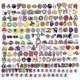 thumbnail image 2 of 100Pcs Shoe Charms for Clogs, Shoe Accessories Charms for Croc, Cute Wristbands Decoration for Childrens Day, 2 of 4