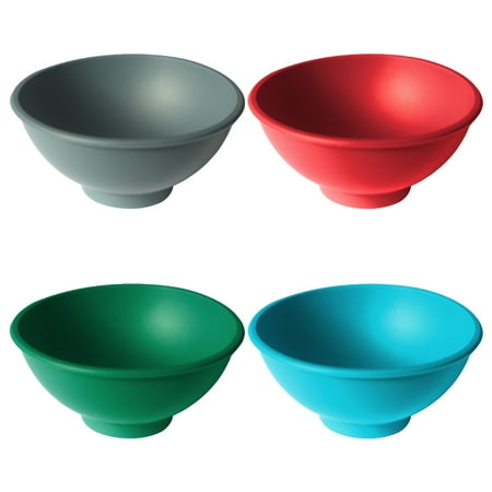 

4 Pcs Silicone Sauce Bowls Practical Seasoning Bowls Appetizer Serving Bowls